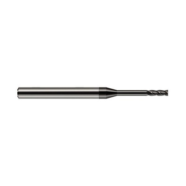 Harvey Tool 0.04 in. Cutter dia. x 0.12 in. x 0.36 in. Reach Carbide Square End Mill, 4 Flutes, diamond Coated 76440-C4 - main